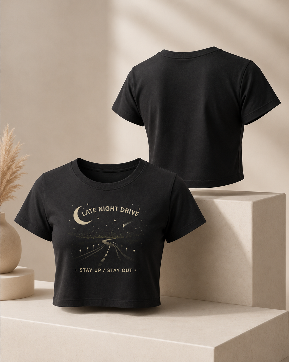 TZCP Late Night Drive Crop Top