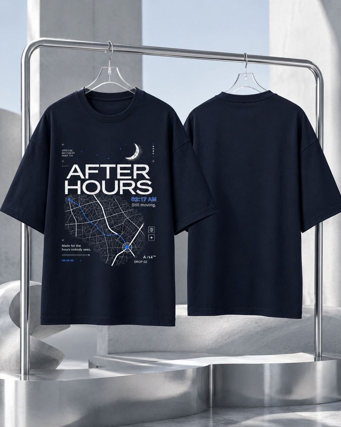 After Hours Oversized Tee — Dark Pack