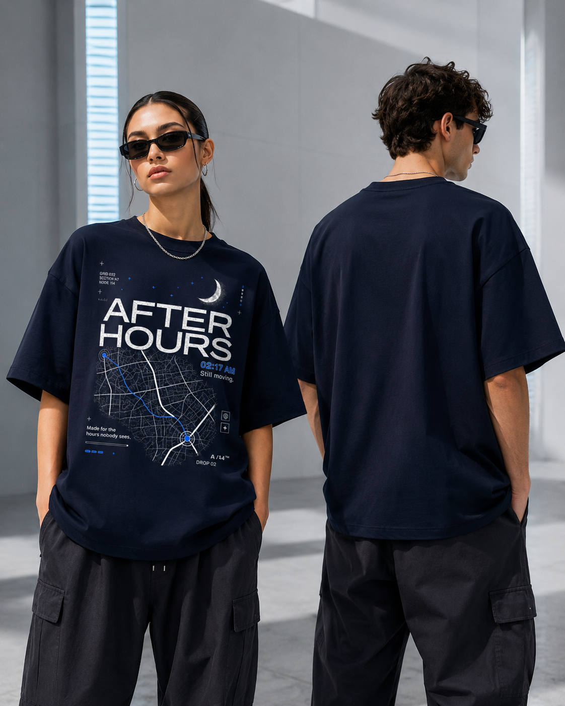 After Hours Oversized Tee — Dark Pack