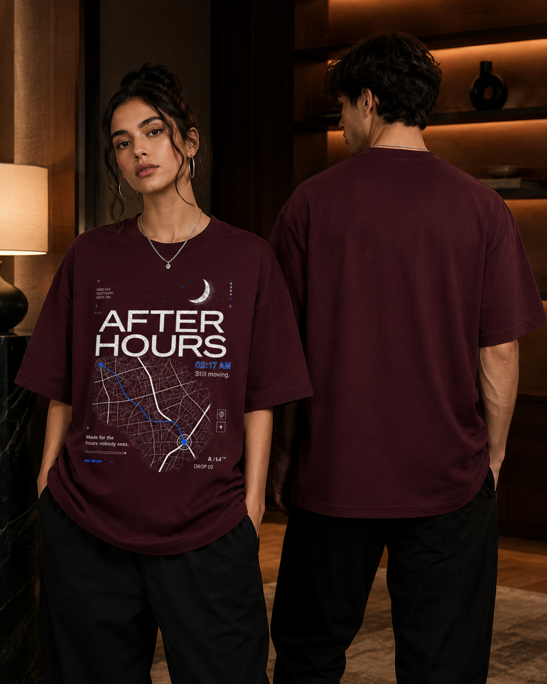 After Hours Oversized Tee — Dark Pack