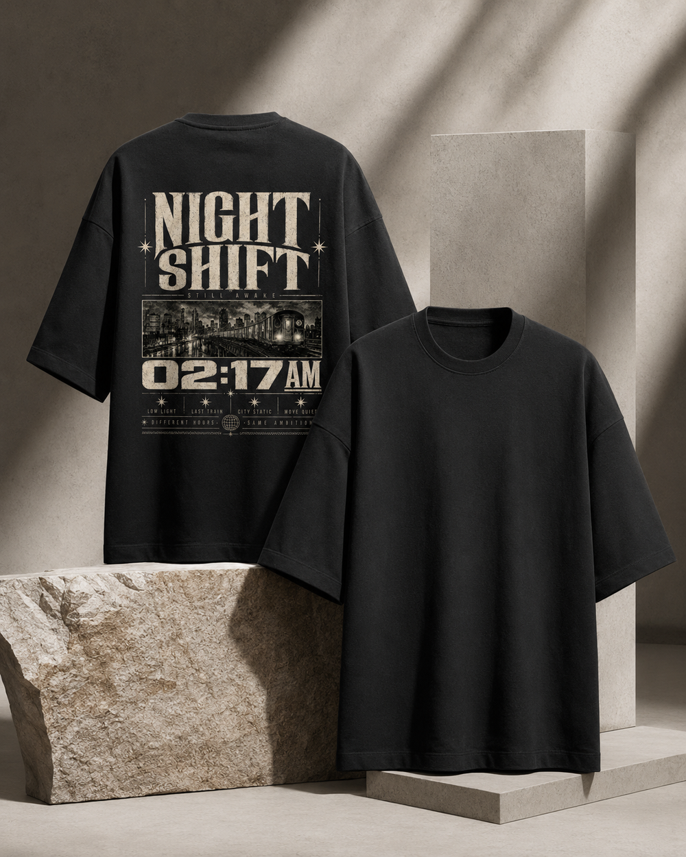 TZCP Night Shift Oversized Tee