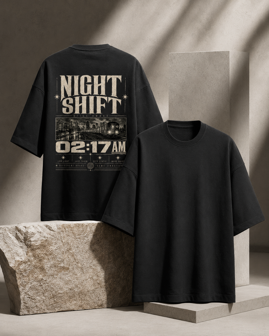 TZCP Night Shift Oversized Tee