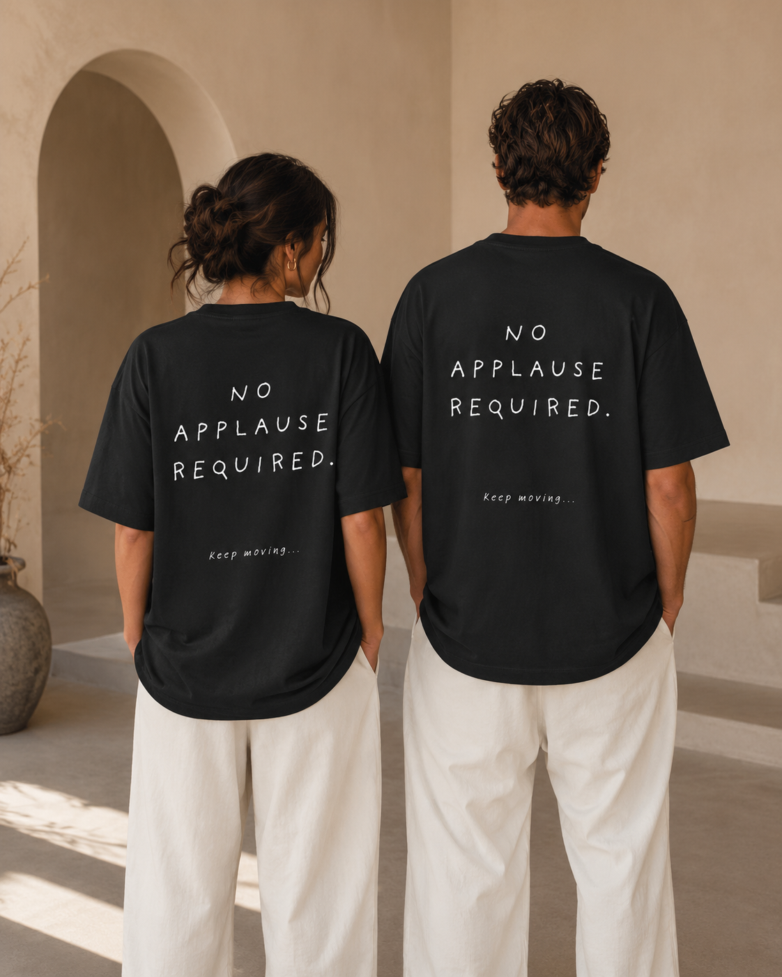 TZCP Oversized Tee — No Applause Required