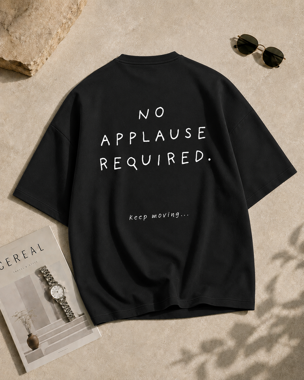 TZCP Oversized Tee — No Applause Required