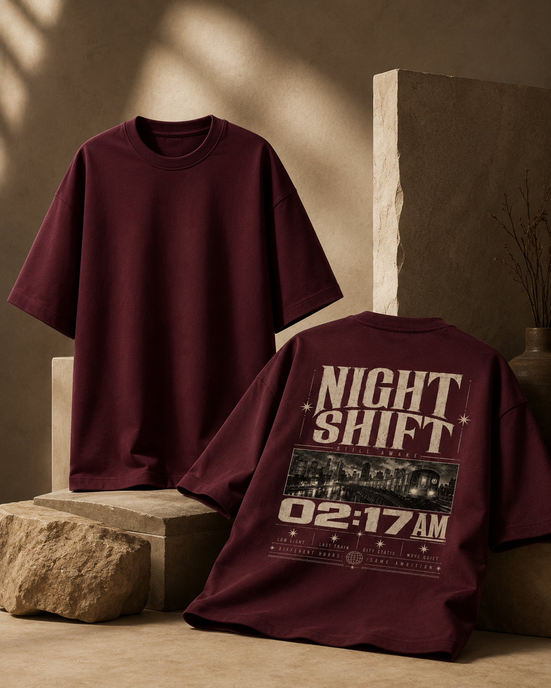 TZCP Night Shift Oversized Tee