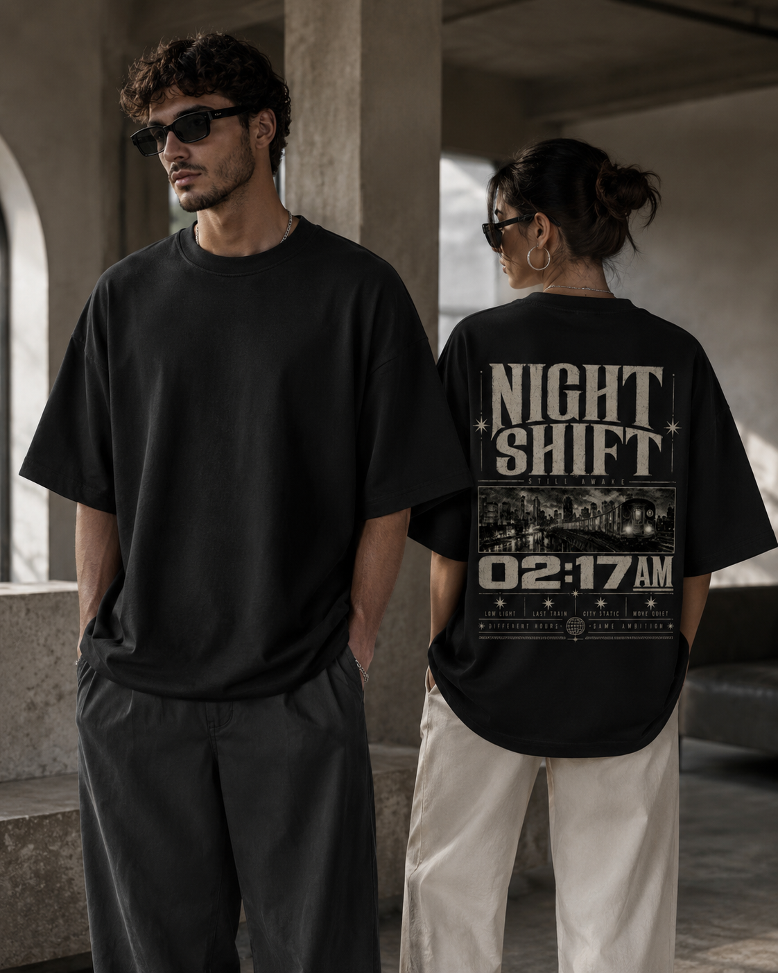 TZCP Night Shift Oversized Tee