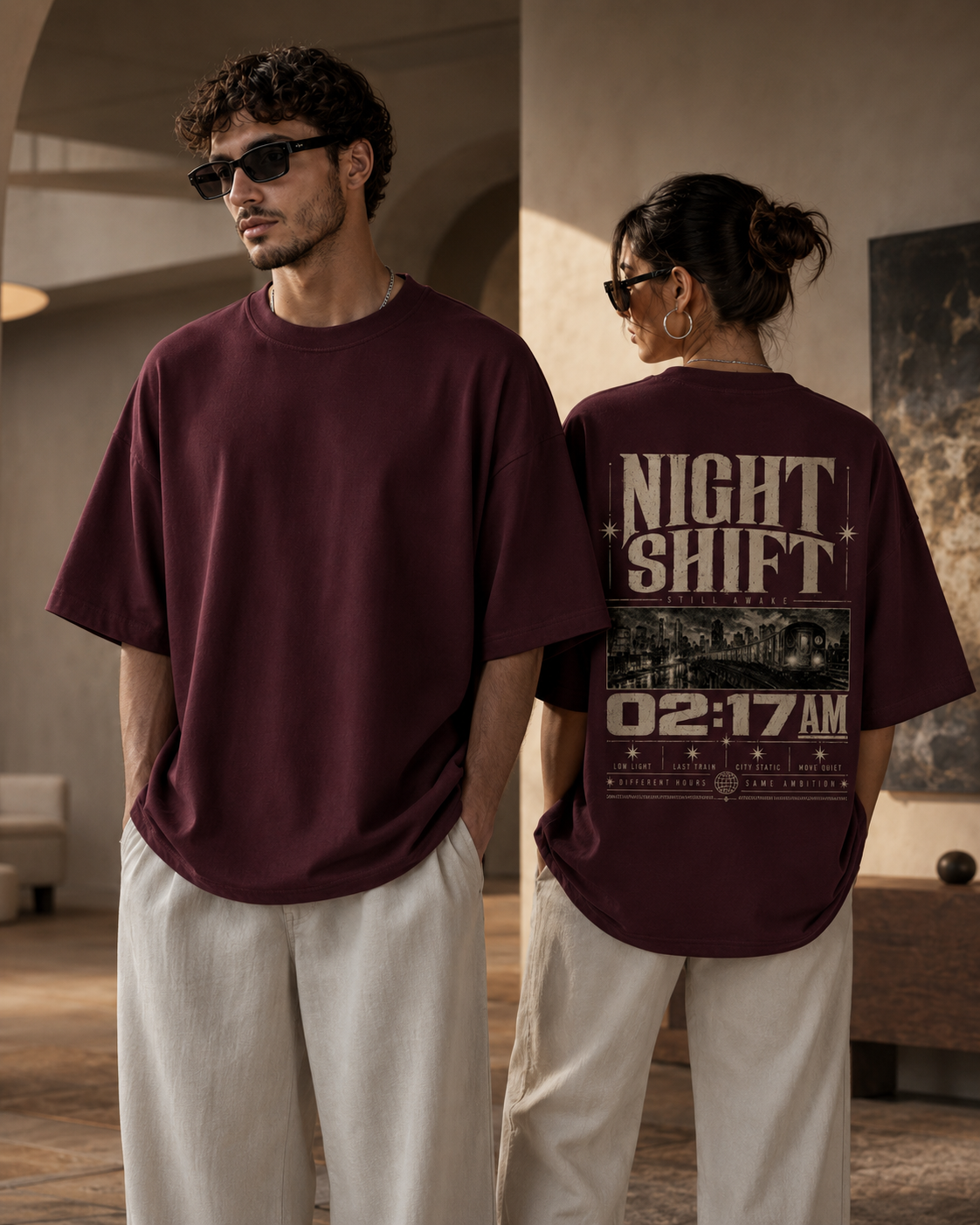 TZCP Night Shift Oversized Tee